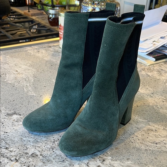 Etienne Aigner Etienne Aigner Marelle Green Green Heeled Boots Size 8 - Picture 8 of 8
